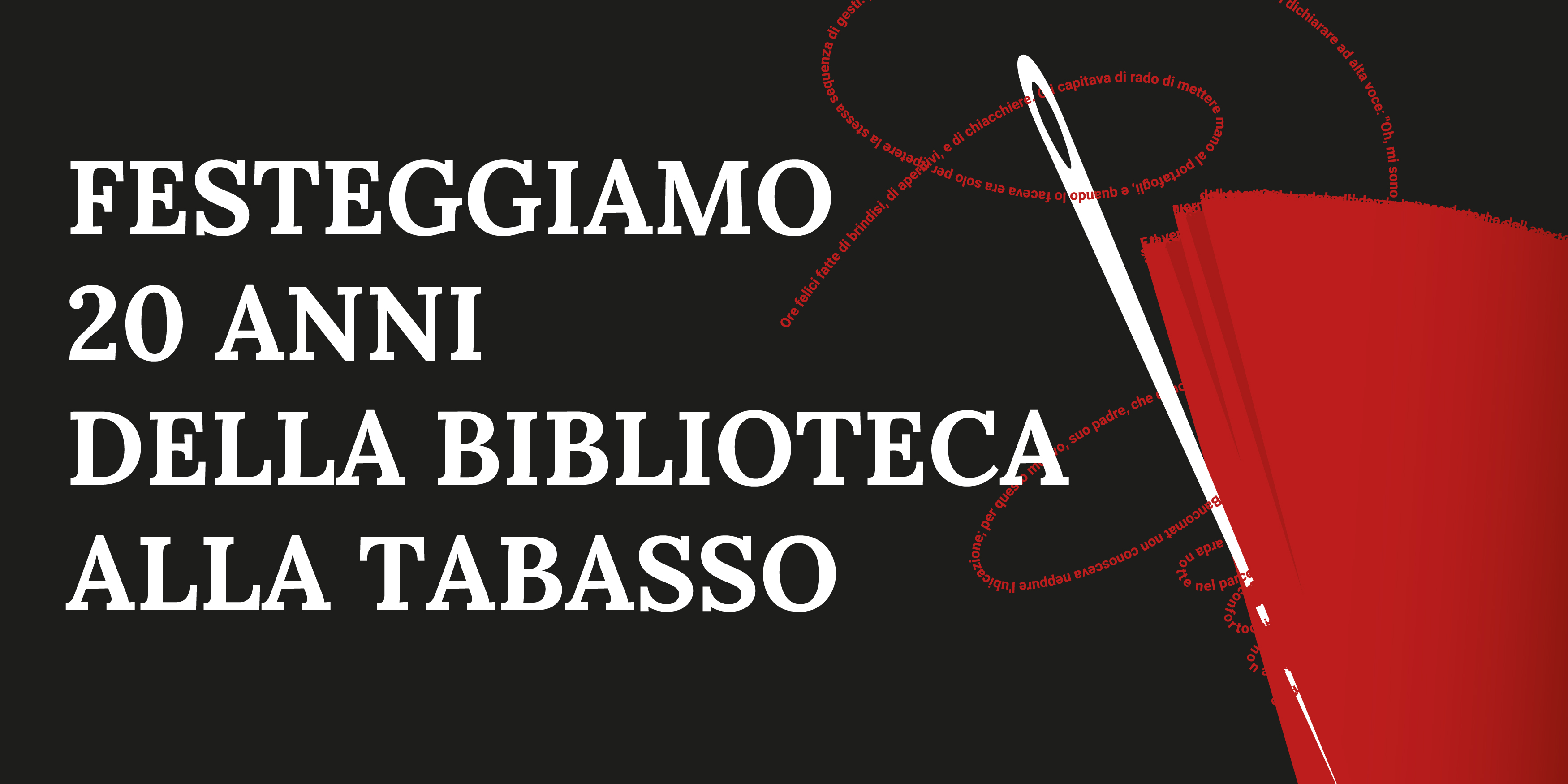 La Biblioteca e l'Archivio compiono 20 anni alla Tabasso